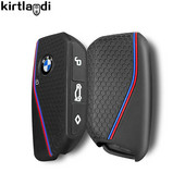 silikoonist hoidiku võtmekate Aksessuaarid auto võtmehoidja võtmehoidja BMW Series 7 735i 740Li X7 X1 U11 2023 I7 G07 LCI XM jaoks