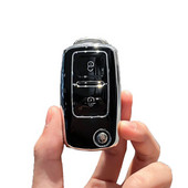 2 nupuga TPU autovõtme ümbrise kaane kate VW Volkswagen MK4 Bora Golf 4 5 6 Jetta Passat Polo Bora Touran Skoda Seat jaoks