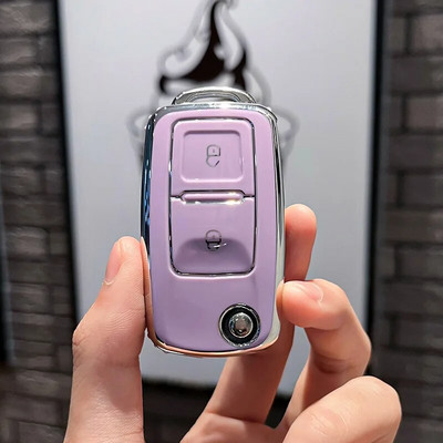 2 nupuga TPU autovõtme ümbrise kaane kate VW Volkswagen MK4 Bora Golf 4 5 6 Jetta Passat Polo Bora Touran Skoda Seat jaoks