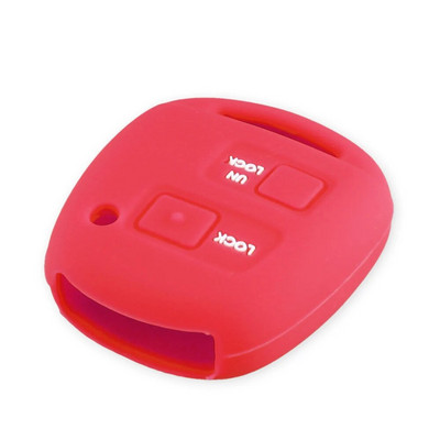 KEYYOU 2 mygtukų silikoninis automobilio raktų pakabuko dėklo dangtelis skirtas TOYOTA CAMRY RAV4 Corolla PRADO YARIS Tarago, skirtas LEXUS