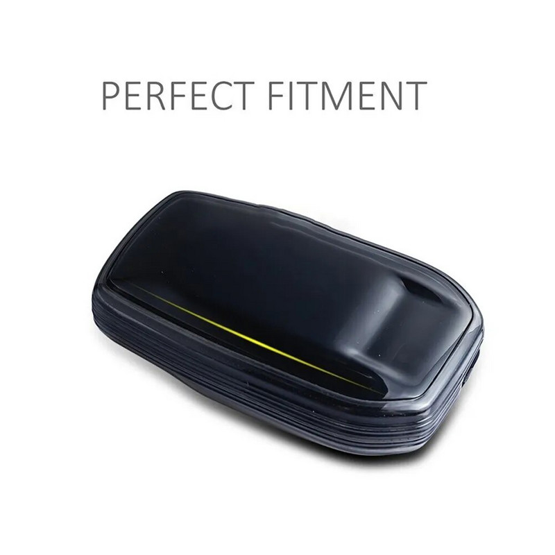 Husa neagra transparenta pentru chei pentru Toyota pentru Sienna pentru Venza pentru Hilux Accesorii pentru modificarea carcasei cheii