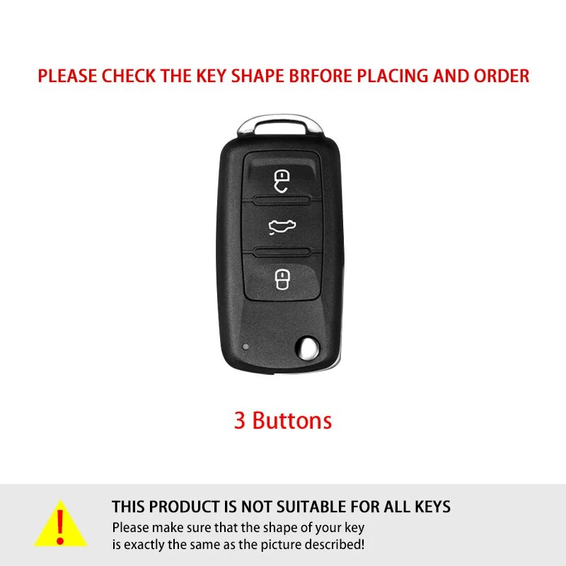 Δερμάτινο TPU Κάλυμμα θήκης κλειδιού αυτοκινήτου Fob Shell για VW Volkswagen Polo Tiguan Passat Golf MK Jetta Για κάθισμα Skoda Kodiaq Superb Octavia