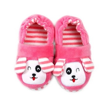 Παντόφλες για μικρά κορίτσια για βρεφικές παντόφλες Χειμερινά βελούδινα ζεστά κινούμενα σχέδια Παιδικά παπούτσια για το σπίτι Παιδικά σπίτια παπούτσια Puppy Bunny Panda Cat