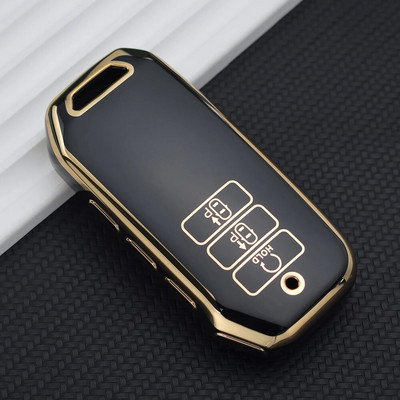 Auksinis 7 mygtukų Tpu automobilio raktų dėklo dangtelis, skirtas Kia 2022 Sportage 2023 Niro Hybrid 2021 Sorento 2021 2022 MQ4 2022 EV6 GT-Line K8 V6