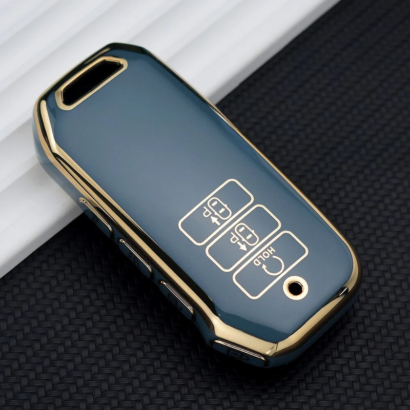 Auksinis 7 mygtukų Tpu automobilio raktų dėklo dangtelis, skirtas Kia 2022 Sportage 2023 Niro Hybrid 2021 Sorento 2021 2022 MQ4 2022 EV6 GT-Line K8 V6