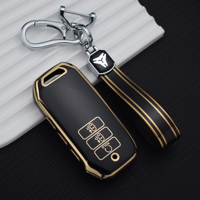 Auksinis 7 mygtukų Tpu automobilio raktų dėklo dangtelis, skirtas Kia 2022 Sportage 2023 Niro Hybrid 2021 Sorento 2021 2022 MQ4 2022 EV6 GT-Line K8 V6