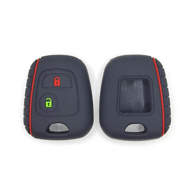 Carcasa din silicon pentru chei de mașină cu telecomandă pentru Citroen C1 C4 C2 C3 Berlingo Xasara Picasso pentru Peugeot 107 207 307 407 206 306 406