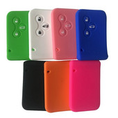 Silikono automobilio raktų kortelės dėklo dangtelio apsauga, skirta Renault Clio Logan Megane 2 3 Koleos Trafic Captur Grand Scenic 3 priedai