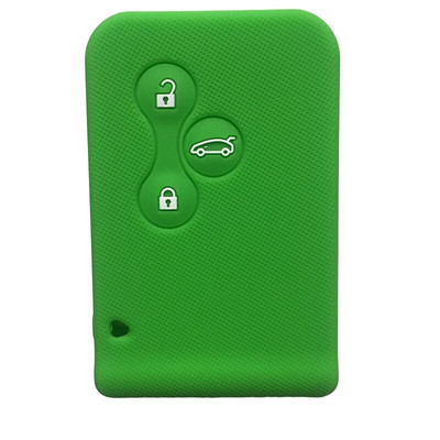 Silikono automobilio raktų kortelės dėklo dangtelio apsauga, skirta Renault Clio Logan Megane 2 3 Koleos Trafic Captur Grand Scenic 3 priedai