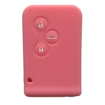 Silikono automobilio raktų kortelės dėklo dangtelio apsauga, skirta Renault Clio Logan Megane 2 3 Koleos Trafic Captur Grand Scenic 3 priedai