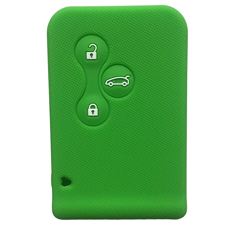 Silikono automobilio raktų kortelės dėklo dangtelio apsauga, skirta Renault Clio Logan Megane 2 3 Koleos Trafic Captur Grand Scenic 3 priedai