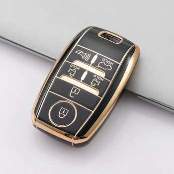 6-бутонно дистанционно управление TPU Държач за автомобилен ключ за KIA Sedona Grand Carnival Sorento Shell Fob Key Case Protection Skin