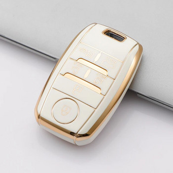 Τηλεχειριστήριο 6 κουμπιών TPU Θήκη για κάλυμμα κλειδιού αυτοκινήτου για KIA Sedona Grand Carnival Sorento Shell Fob Key Case Skin