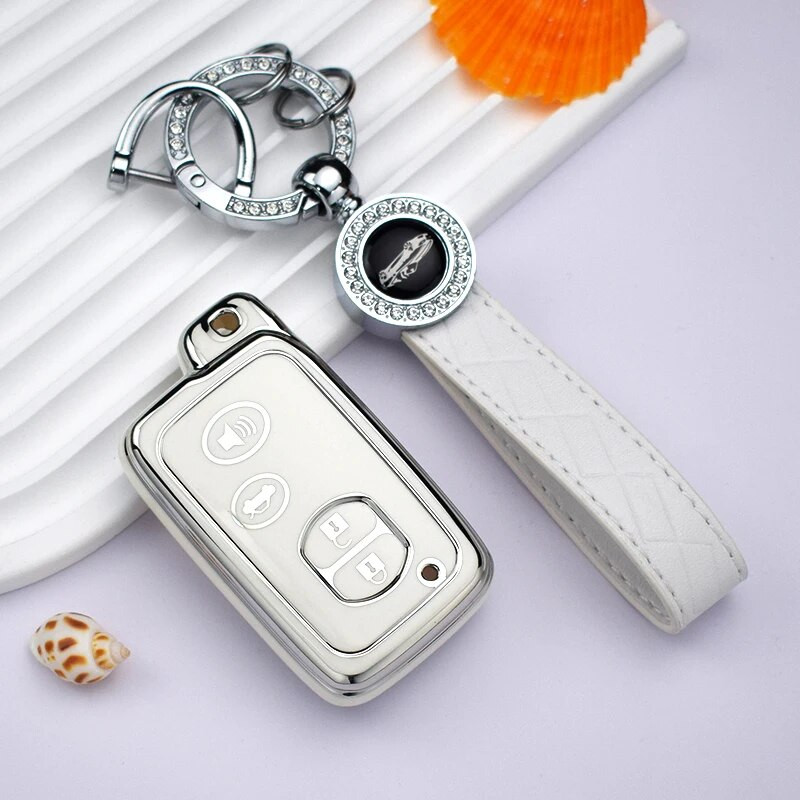 2 3 4 nupuga auto võtmeümbris Toyota Prius 30 Alpha Aqua Land Cruiser Auris jaoks Lexus LC 200 võtmekaane hoidiku kaugjuhtimispuldi jaoks 2012–2014