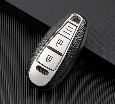 Suzuki Baleno Ertiga Ciaz Ignis Kizashi Swift SX4 S-cross Vitars TPU nahast auto nutika võtmekaane ümbrise kotikaitse võtmehoidja jaoks