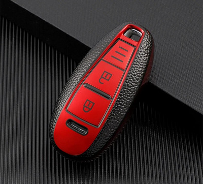 Suzuki Baleno Ertiga Ciaz Ignis Kizashi Swift SX4 S-cross Vitars TPU nahast auto nutika võtmekaane ümbrise kotikaitse võtmehoidja jaoks