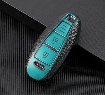 Suzuki Baleno Ertiga Ciaz Ignis Kizashi Swift SX4 S-cross Vitars TPU nahast auto nutika võtmekaane ümbrise kotikaitse võtmehoidja jaoks