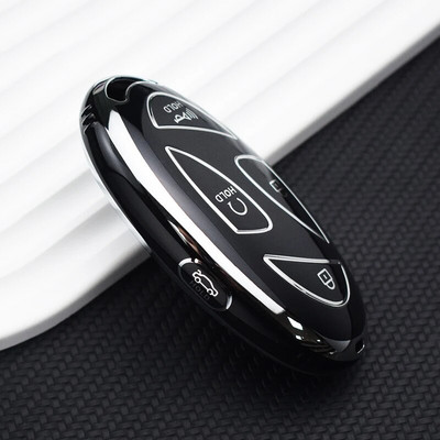 5/7 Bottons Silver Edge Smart Key Shell Fob za Hyundai Kona Ev Grandeur GN7 2023 TPU kućište za ključeve automobila Držač Dodatna oprema