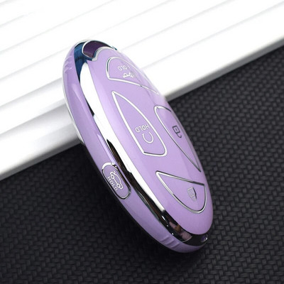 5/7 Bottons Silver Edge Smart Key Shell Fob za Hyundai Kona Ev Grandeur GN7 2023 TPU kućište za ključeve automobila Držač Dodatna oprema