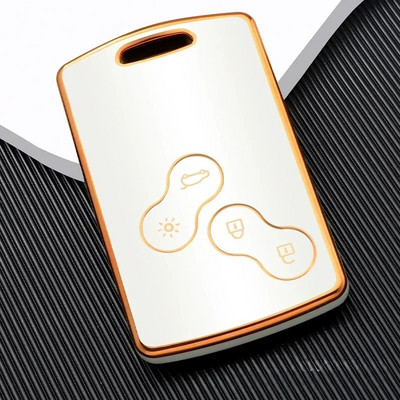 ΝΕΟ Σετ κλειδιού αυτοκινήτου TPU Κάλυμμα κελύφους για Renault Duster Captur Clio Logan Megane 1 2 3 Koleos Scenic Nema Zoe Card Keyless Shell Bag