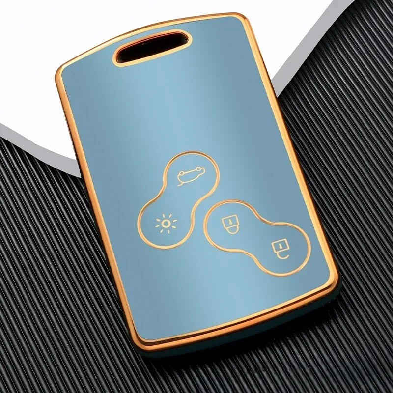 ΝΕΟ Σετ κλειδιού αυτοκινήτου TPU Κάλυμμα κελύφους για Renault Duster Captur Clio Logan Megane 1 2 3 Koleos Scenic Nema Zoe Card Keyless Shell Bag