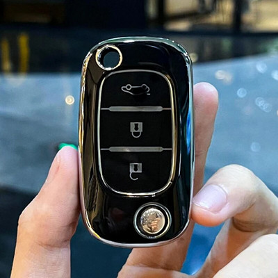 Κάλυμμα θήκης κλειδιού TPU με 3 κουμπιά για LADA Vesta Granta XRay Kalina Priora Sedan Sport για Renault Fluence Clio Megane για Mercedes