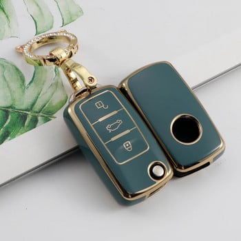 TPU Phnom Penh Car Key Cover Case Shell за VW Volkswagen Polo Tiguan Passat Golf Jetta Lavida Skoda Octavia Shell Аксесоари