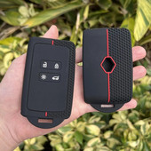Silikoonist auto võtme kate Renault Captur Koleos Kadjar Arkana Megane Dacia Duster Sandero Stepway nutika kaugjuhtimispuldi ümbrisele