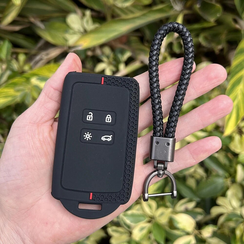 Silikoonist auto võtme kate Renault Captur Koleos Kadjar Arkana Megane Dacia Duster Sandero Stepway nutika kaugjuhtimispuldi ümbrisele