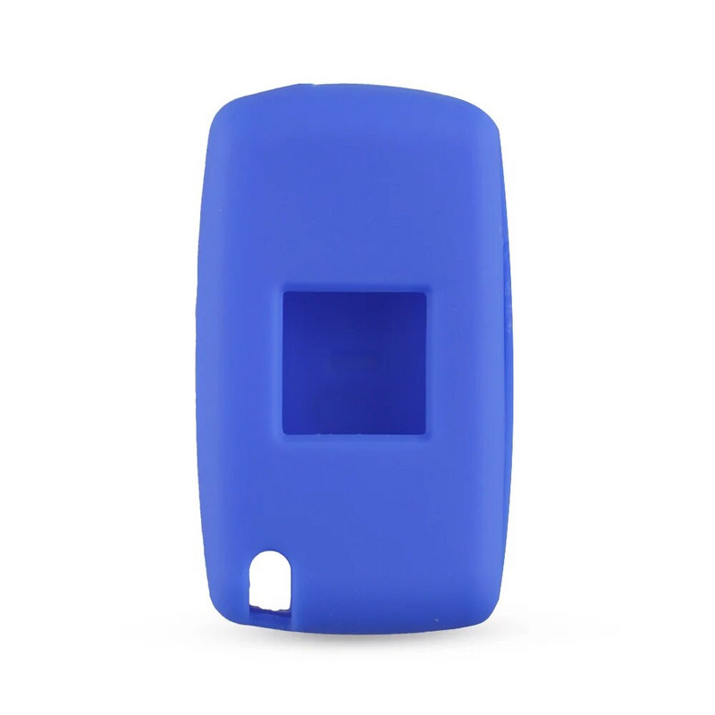 KEYYOU Peugeot 207 307 308 407 607 807 jaoks Citroen C1 C2 C3 C4 C5 C6 Berlingo Picasso 2 nupuga silikoonist auto võtmehoidja ümbris