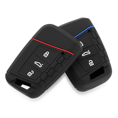 Силиконов калъф за ключове за Volkswagen PASSAT B8 Skoda Kodiaq Superb A7 2016 2017 2018 2019 2020 Keyless Fob Shell Skin Holder