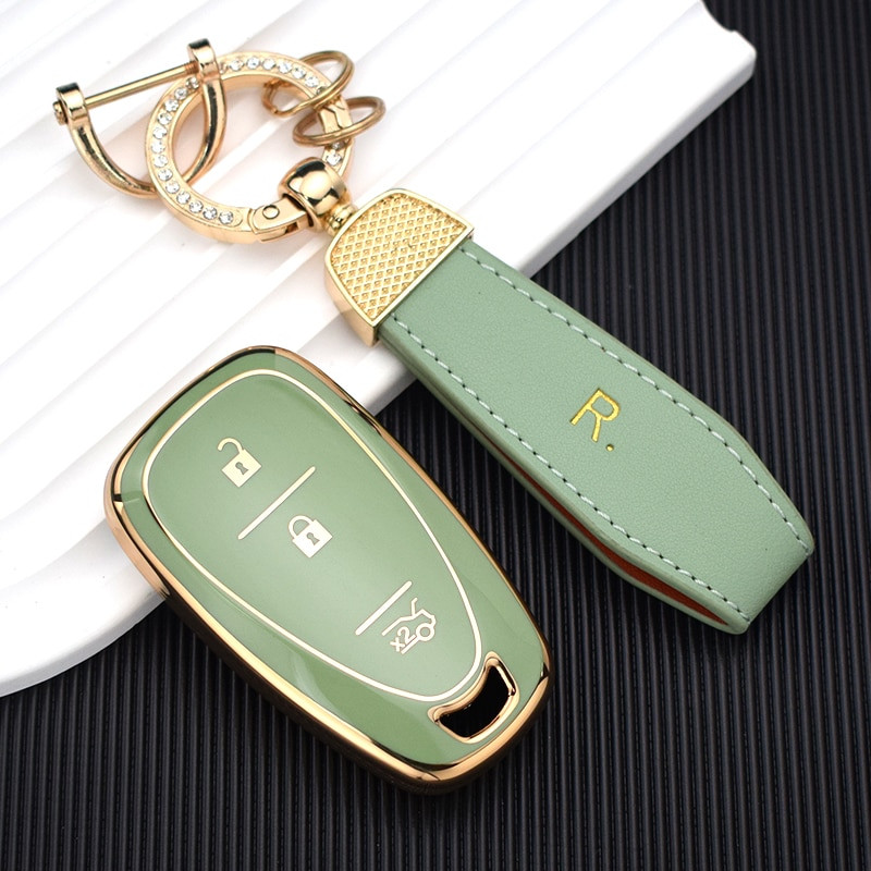 Auto võtme korpuse kate Chevrolet Cruze Spark Sonic Camaro Volt Polt Trax Malibu Onix Equinox Orlando Blazer Traverse Shell Fobi jaoks