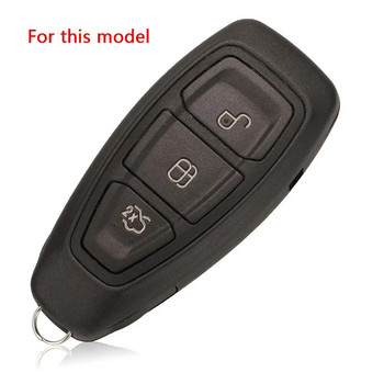 Θήκη κλειδιού αυτοκινήτου σιλικόνης για Ford Puma Grand C Max Focus Mondeo Kuga Fiesta Ecosport Transit Kuga Silicone Remote key case