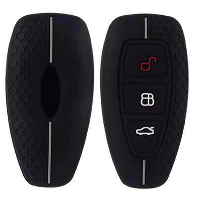 Silikoonist auto võtmeümbris Ford Puma Grand C Max Focus Mondeo Kuga Fiesta Ecosport Transit Kuga silikoonist kaugjuhtimispuldi võtmeümbrisele
