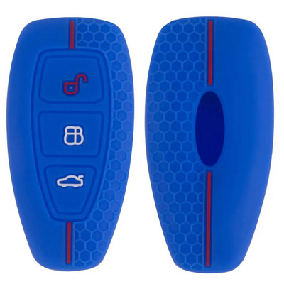 Silikoonist auto võtmeümbris Ford Puma Grand C Max Focus Mondeo Kuga Fiesta Ecosport Transit Kuga silikoonist kaugjuhtimispuldi võtmeümbrisele