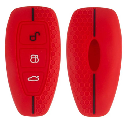 Silikoonist auto võtmeümbris Ford Puma Grand C Max Focus Mondeo Kuga Fiesta Ecosport Transit Kuga silikoonist kaugjuhtimispuldi võtmeümbrisele
