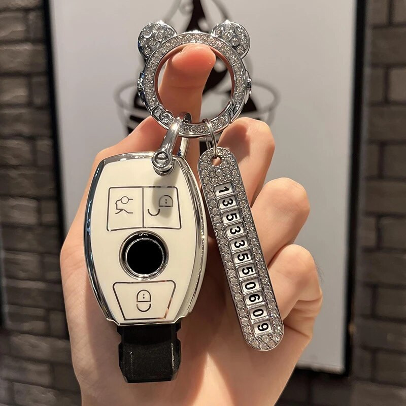 Nova TPU futrola za pametne ključeve automobila Poklopac Shell Dodaci za Mercedes Benz ABCE GL S GLA GLK CLS Klasa AMG W204 W205 W212 W463 W176