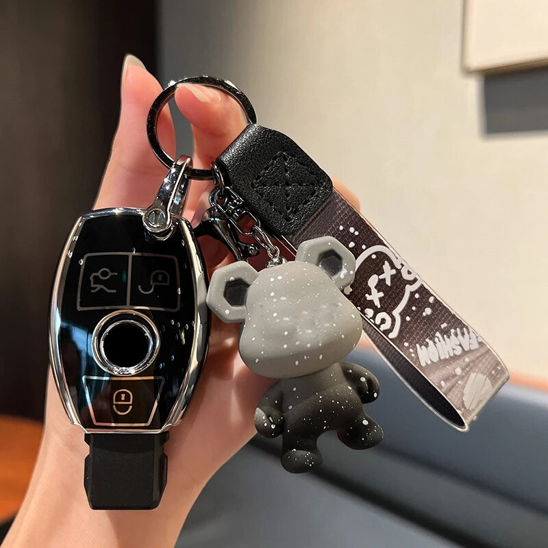 Nova TPU futrola za pametne ključeve automobila Poklopac Shell Dodaci za Mercedes Benz ABCE GL S GLA GLK CLS Klasa AMG W204 W205 W212 W463 W176