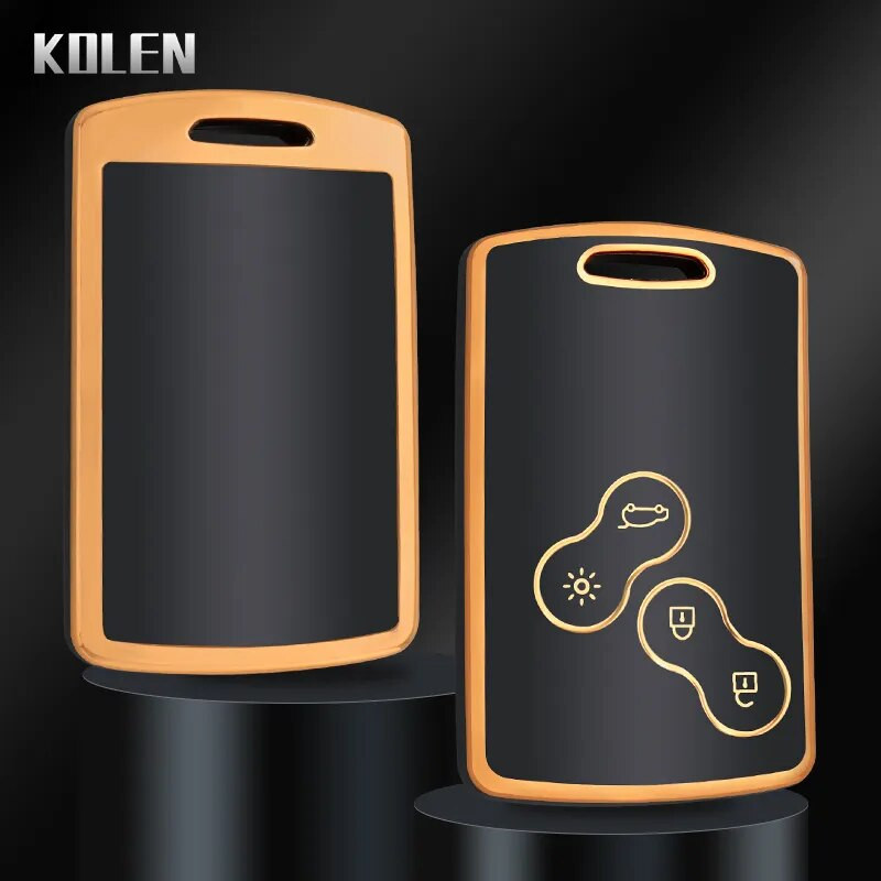 Θήκη κλειδιού αυτοκινήτου TPU Κάλυμμα κελύφους για Renault Duster Captur Clio Logan Megane Koleos Scenic Nema Fluence Zoe 4 κουμπιά