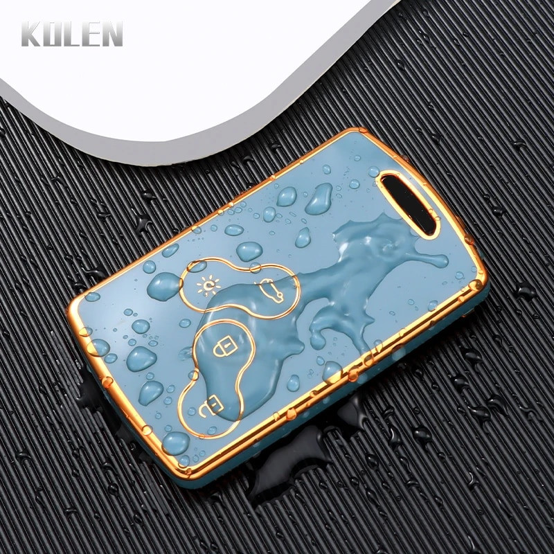 Θήκη κλειδιού αυτοκινήτου TPU Κάλυμμα κελύφους για Renault Duster Captur Clio Logan Megane Koleos Scenic Nema Fluence Zoe 4 κουμπιά