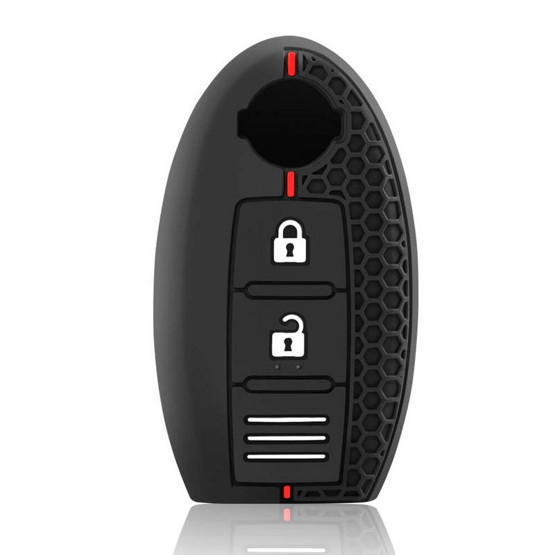 Silikonska maska za ključeve automobila za Nissan Qashqai J10 J11 March Tiida NV200 Leaf Kicks Cube X-Trail T32 T31 Navara Terra Remote Fob Cover