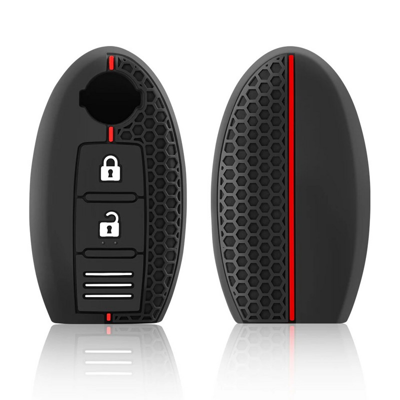 Silikonska maska za ključeve automobila za Nissan Qashqai J10 J11 March Tiida NV200 Leaf Kicks Cube X-Trail T32 T31 Navara Terra Remote Fob Cover