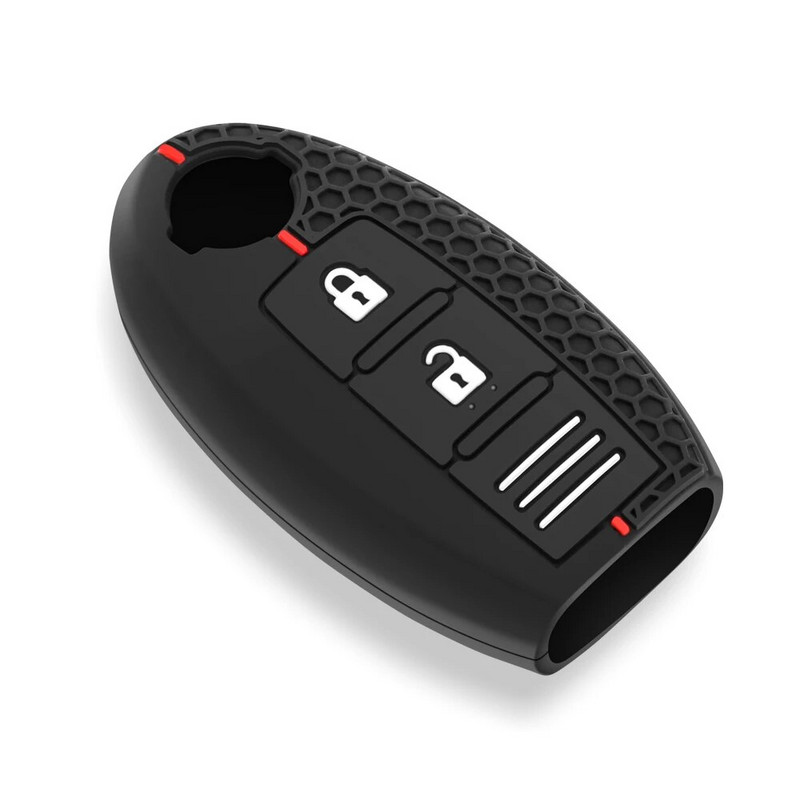 Silikonska maska za ključeve automobila za Nissan Qashqai J10 J11 March Tiida NV200 Leaf Kicks Cube X-Trail T32 T31 Navara Terra Remote Fob Cover