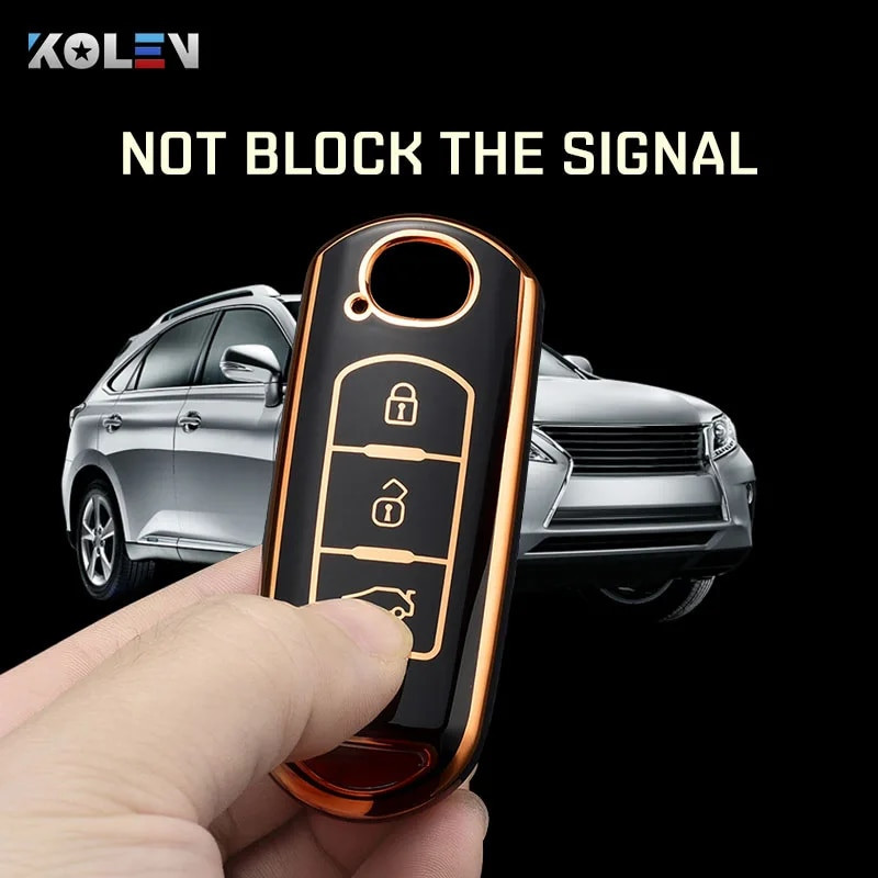 Fashion TPU Car Remote Car Remote Key Case Shell For Mazda 2 3 5 6 BL BM GJ Atenza Axela Demio CX-3 CX3 CX-5 CX5 CX7 CX-9 CX8 Keyless