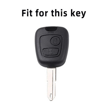 TPU калъф за дистанционен ключ за кола, капак Shell Fob ключодържател за Peugeot 107 206 207 307 за Citroen C1 C2 C3 C4 за Toyota Aygo