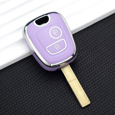 TPU auto kaugjuhtimispuldi võtmeümbrise kate, kate Fob võtmehoidja Peugeot 107 206 207 307 jaoks Citroen C1 C2 C3 C4 jaoks Toyota Aygo jaoks