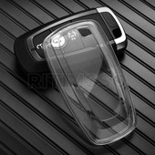 TPU auto kaugjuhtimispuldi võtmeümbrise kaanepulk Ford Edge Fusion Mustang Explorer F150 F250 F350 Ecosport Protector hoidiku jaoks võtmeta