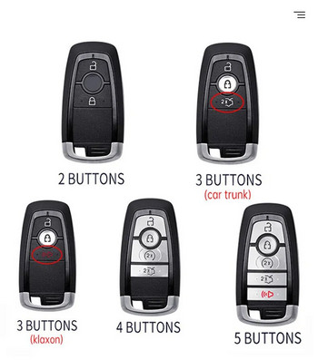 TPU Car Remote Key Case Shell Fob Ford Edge Fusion Mustang Explorer F150 F250 F350 Ecosport Protector Holderless