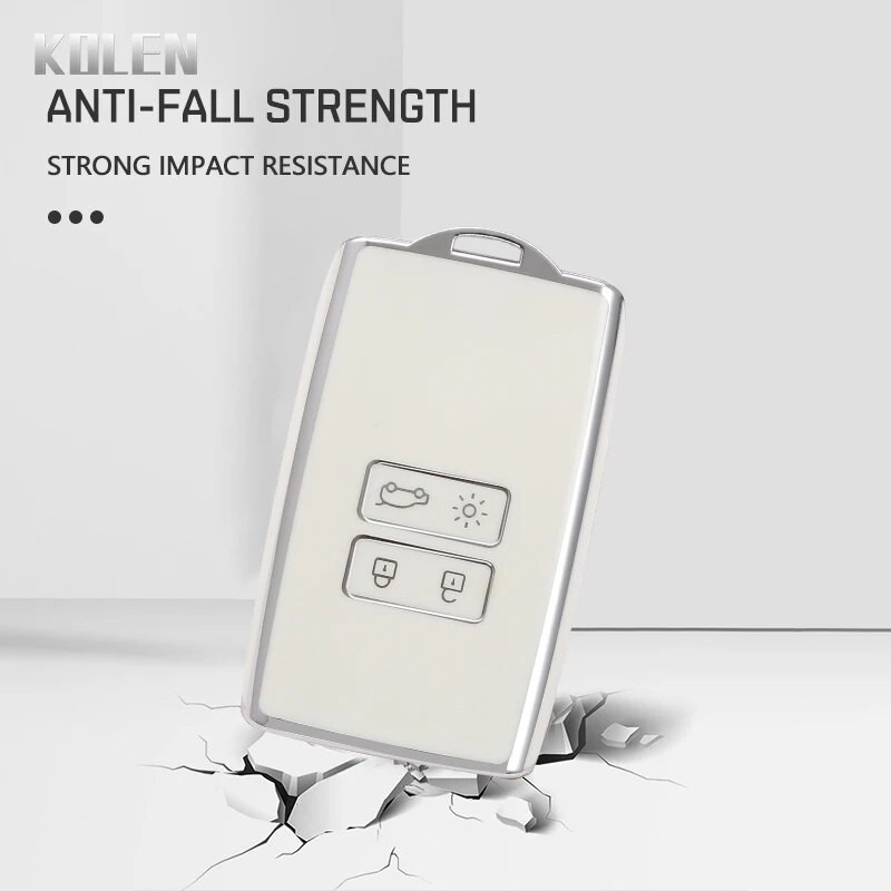 TPU Car Card Key Case Shell Fob για Renault Koleos Captur Megane Clio Scenic Talisman Arkana For Dacia Sandero Αξεσουάρ