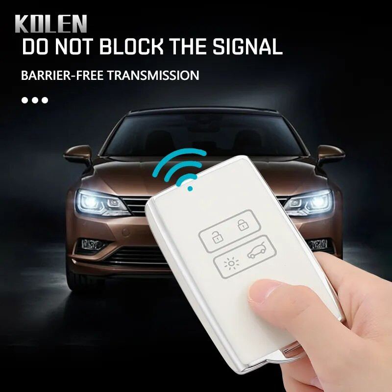 TPU Car Card Key Case Shell Fob για Renault Koleos Captur Megane Clio Scenic Talisman Arkana For Dacia Sandero Αξεσουάρ